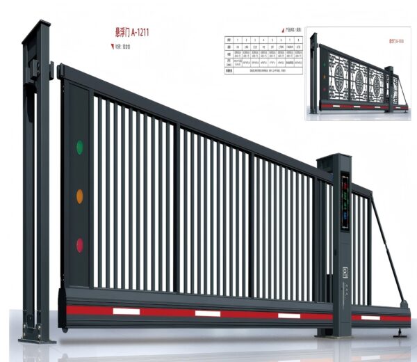 Commercial Electric Retractable Gate A-1211