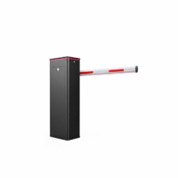BS-6506 24V BLDC barrier gate front view with straight boom