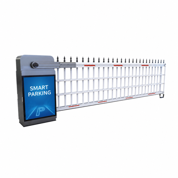 BS-8DZM heavy-duty DC barrier gate with full lattice boom